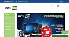 Desktop Screenshot of pcshop.com.ec