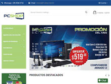 Tablet Screenshot of pcshop.com.ec